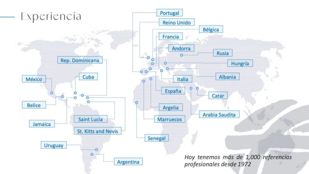 Diseñamos y construimos spas alrededor del mundo con cadenas hoteleras como Ritz Carlton, Hilton, Marriot, RIU, St. Regis entre muchas otras