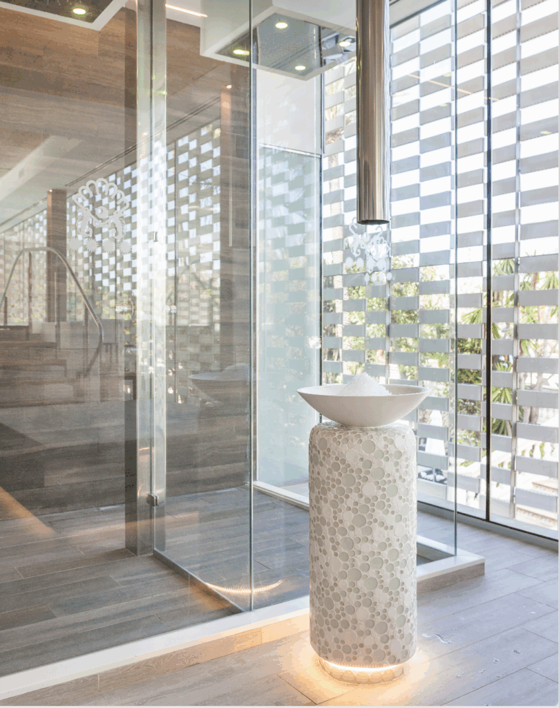 Fuente de frío Diseño de spa y bienestar en desarrollos inmobiliarios premium.